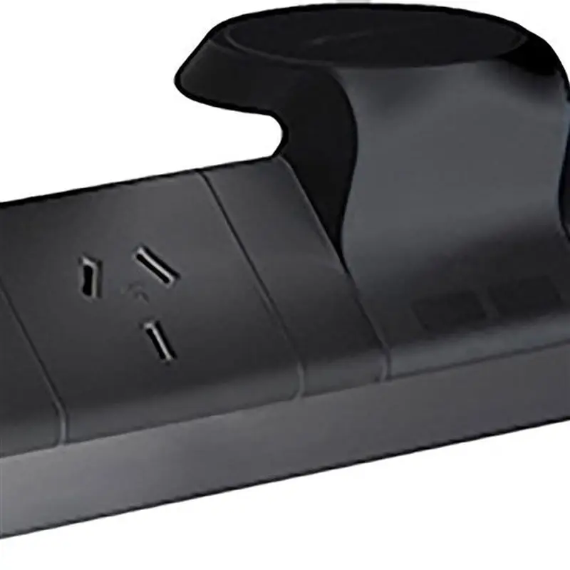 Rapidline Athena Power Rail 1 GPO   1 HeliPad Black