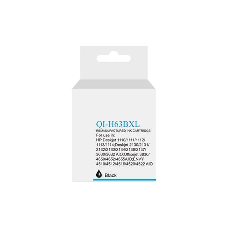 Q-Image Compatible HP 63XL Ink Cartridge High Yield Black