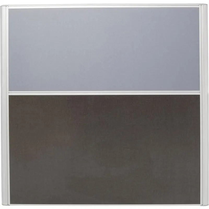 Rapidline Rapid Screen 1800W x 30D x 1250mmH Grey Fabric / Ironstone Base