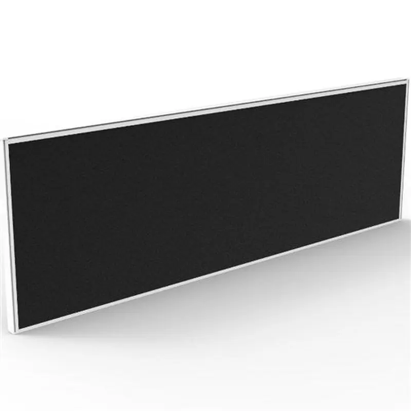 Rapidline SHUSH30  Screen 1500W x 30D x 495mmH White Frame Black Pinnable Fabric