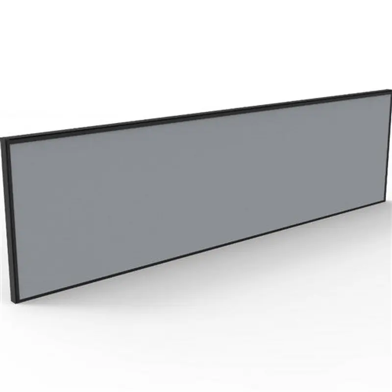 Rapidline SHUSH30  Screen 1800W x 30D x 495mmH Black Frame Grey Pinnable Fabric