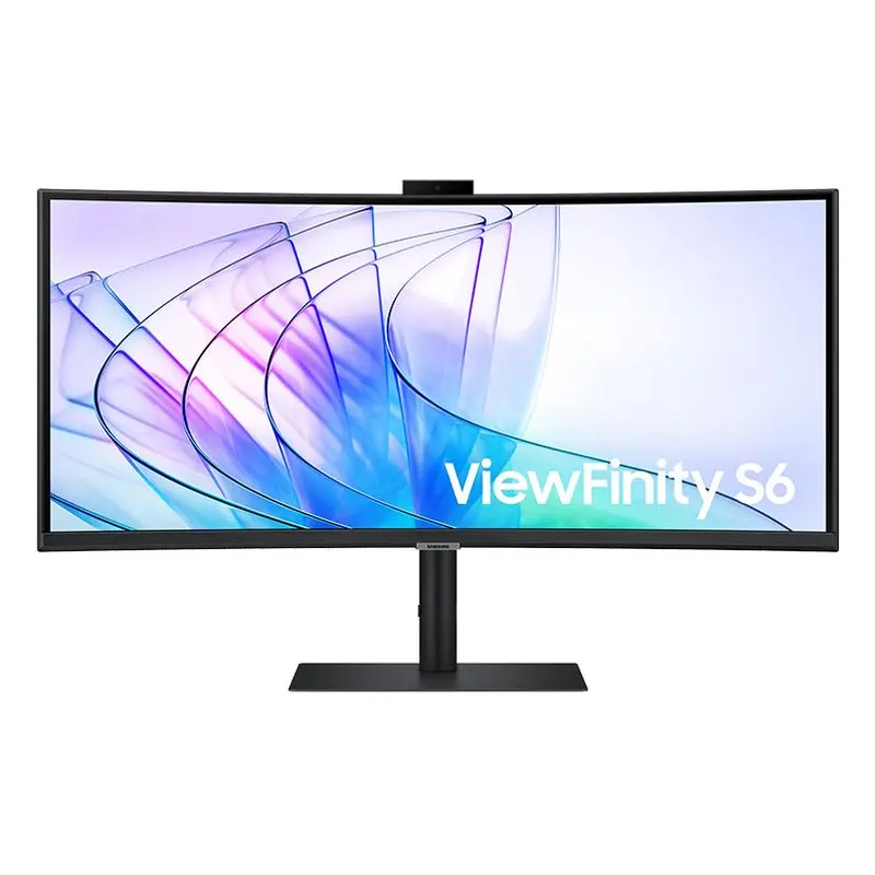 Samsung 34' ViewFinity S65VC UWQHD Ultra 3440x1440 1000R 5ms VA Curved DP HDMI Headphone USB-C LAN HAS Tilt Swivel Business IR Camera Monitor