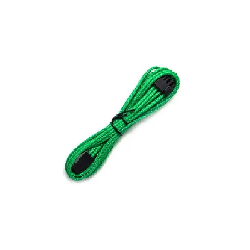Sleeved 45cm PCI-E 6 2pin Cable Green