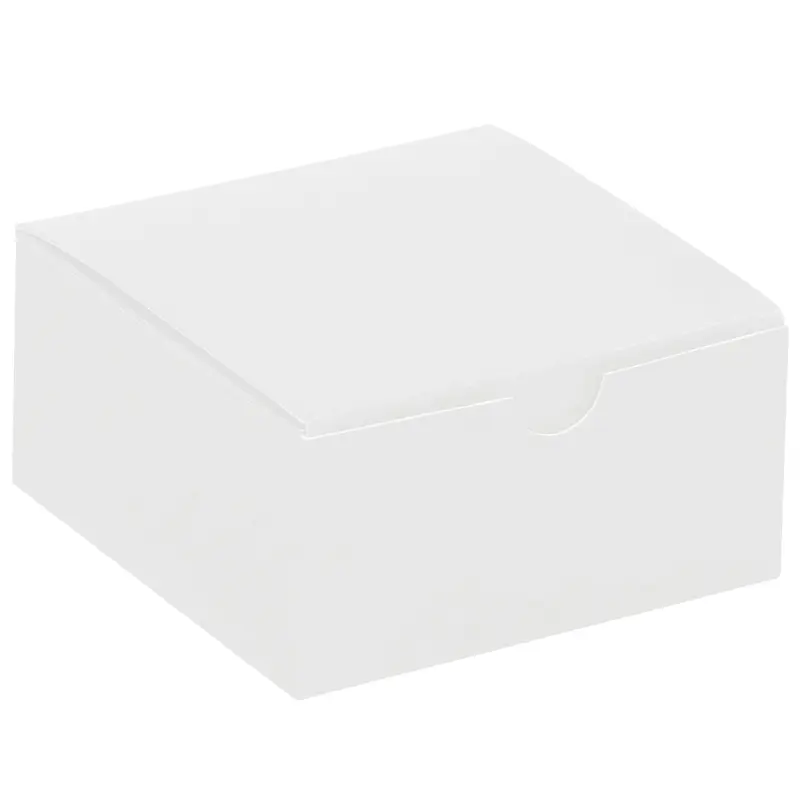 4 x 4 x 2" White Gift Boxes (GB442) Case Of 100