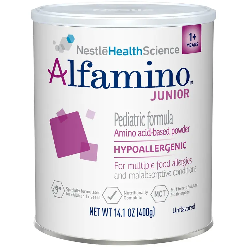 Alfamino Junior Pediatric Oral Supplement Unflavored 14.1 oz. Can Powder Amino Acid Food Allergies (984026_CS) 6/CS