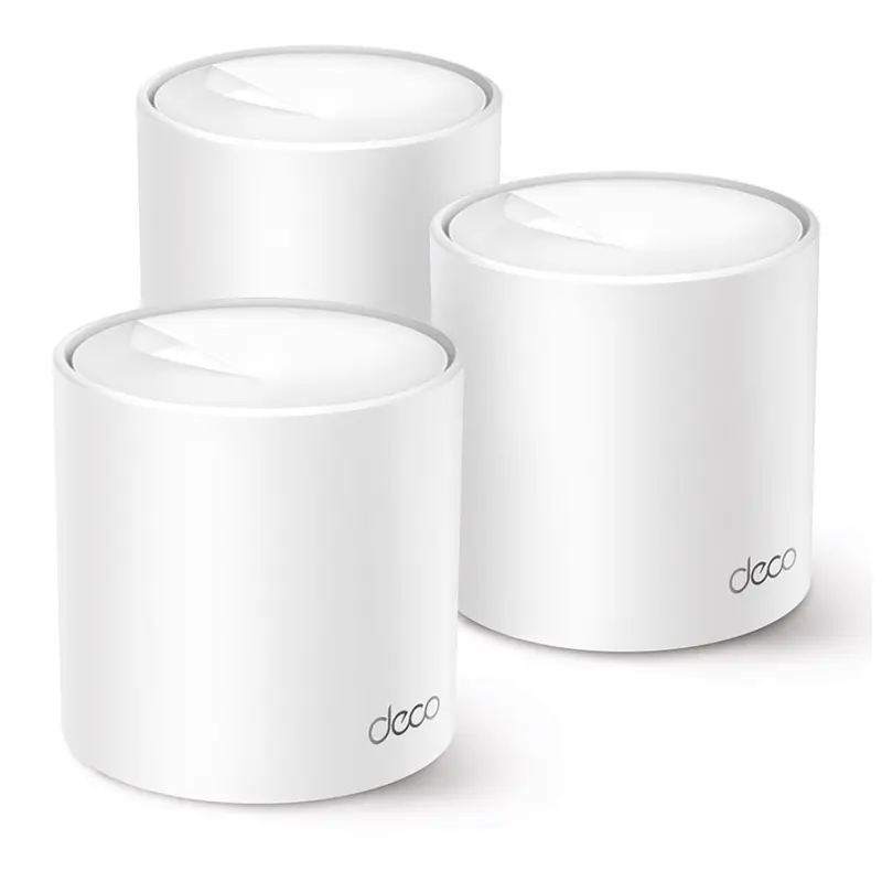 TP-Link Deco X50 Pro(3-pack) AX3000 Whole Home Mesh WiFi 6 System , 574 Mbps at 2.4 GHz   2402 Mbps at 5 GHz