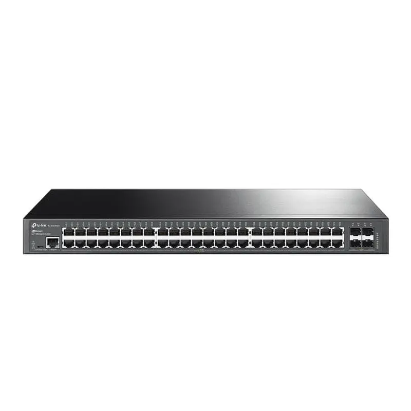 TP-Link SG3452X JetStream 48-Port Gigabit L2  Managed Switch with 4 10GE SFP  Slots  Omada, Integration with Omada SDN Controller, Static Routing, OAM
