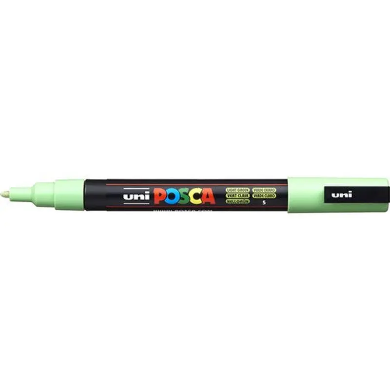 Uni Posca PC-3M Paint Marker Fine 1.3mm Bullet Tip Light Green