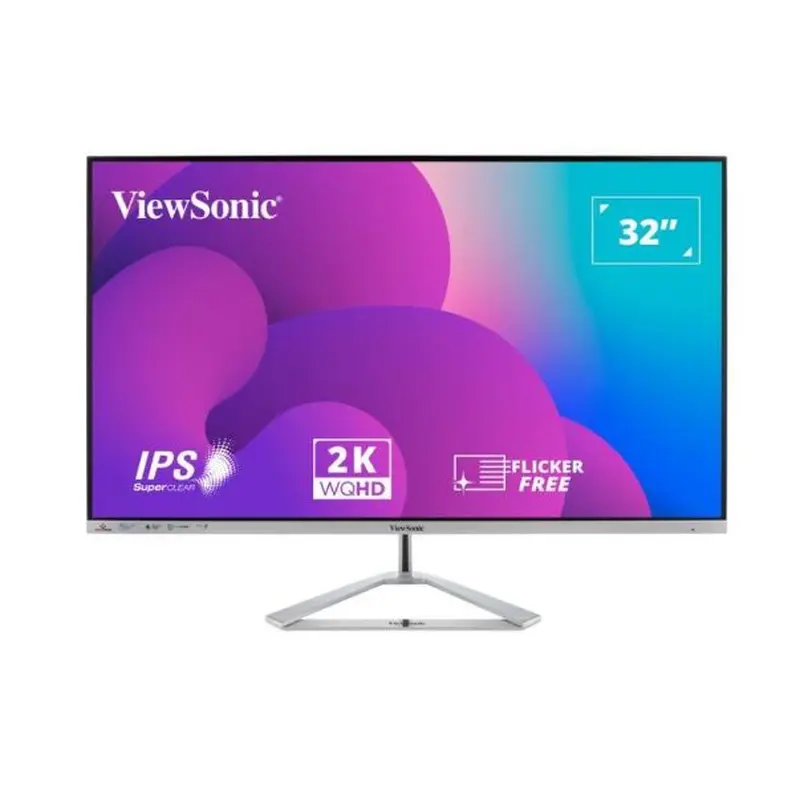 ViewSonic 32' 2K QHD Business Professional Ultra Thin Stylish, Elegant,SuperClear IPS, low energy 36w, (2560 x 1440) 3 year warranty 2024 Version