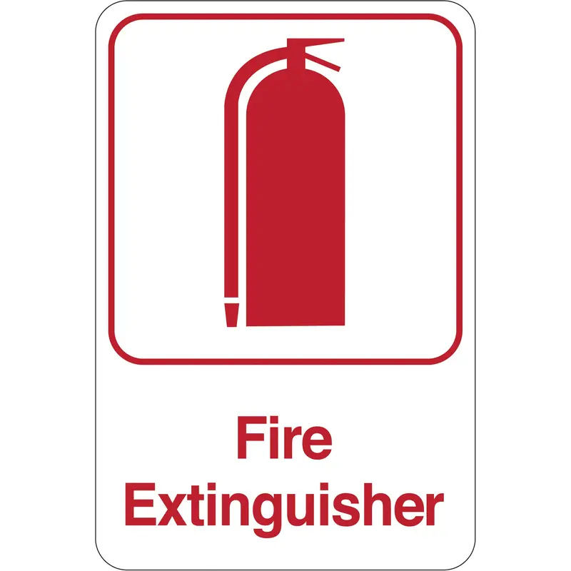 "Fire Extinguisher" 9 x 6" Facility Sign (SN401) Each