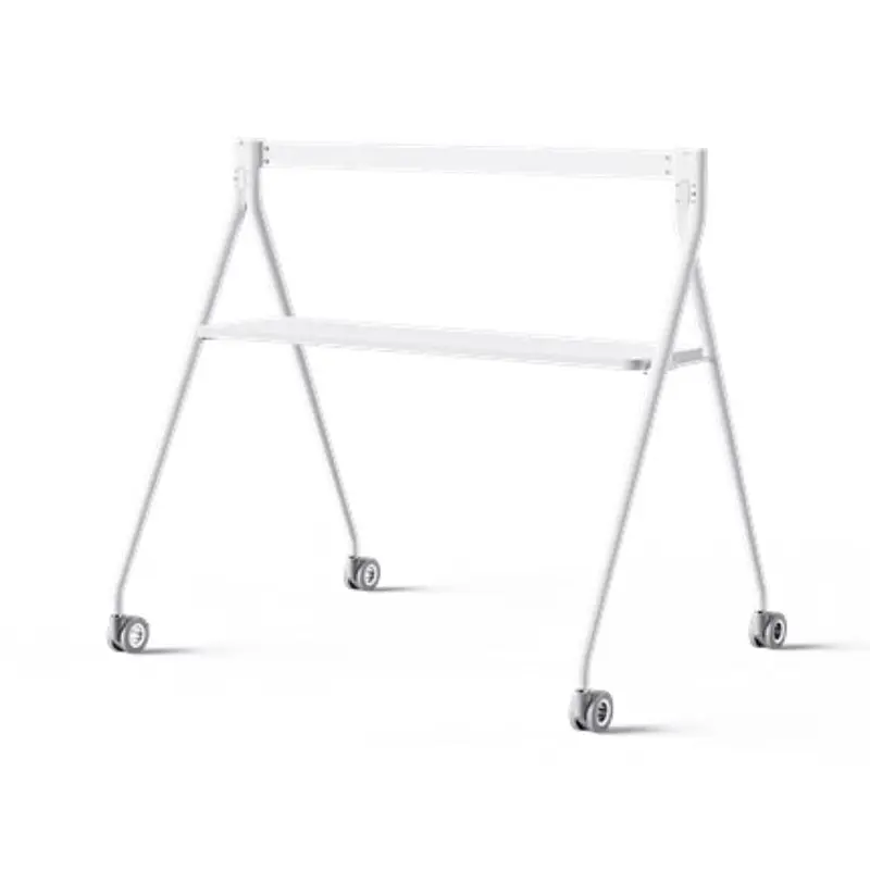 Yealink Floor stand for MeetingBoard 65' with Tray, Fit for Yealink MeetingBoard 65', Wheeled for easy transport Stable, Durable Base Practical, White