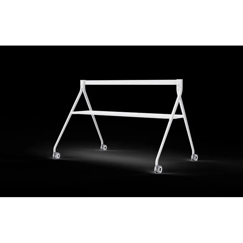 Yealink Floorstand for MeetingBoard 86' with Tray,Perfect fit for Yealink MeetingBoard 86',Wheeled for easy transport Stable, White, EOS