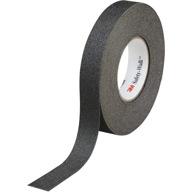 1" x 60' Black 3M Safety-Walk Tape - 610 (T991610) Case Of 4