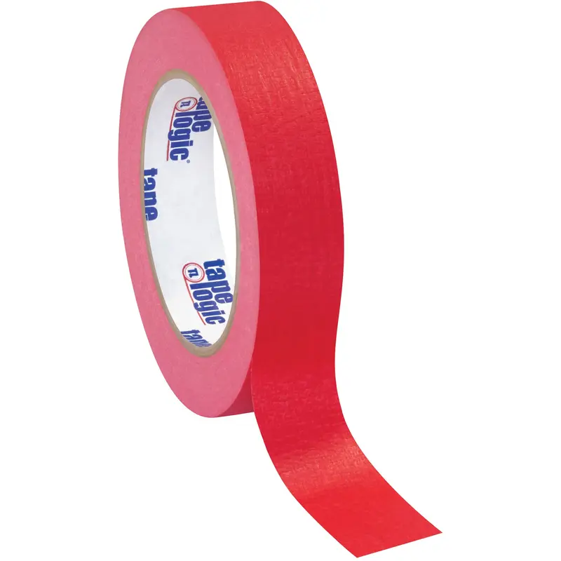 1" x 60 yds. Red (12 Pack) TAPE LOGIC Masking Tape (T93500312PKR) Case Of 12