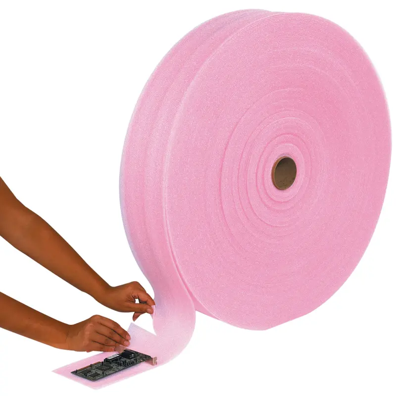 1/8" x 12" x 550' (6) Perforated Anti-Static Air Foam Rolls (FW18S12ASP) Bundle Of 6
