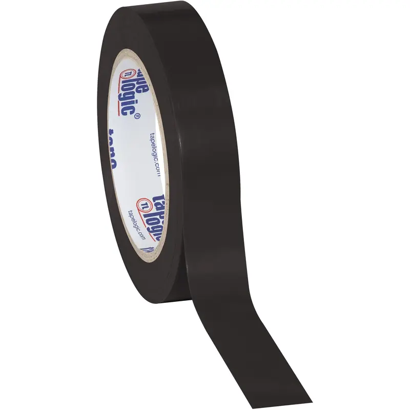 1" x 36 yds. Black Tape Logic Solid Vinyl Safety Tape (T9136BL) Case Of 48
