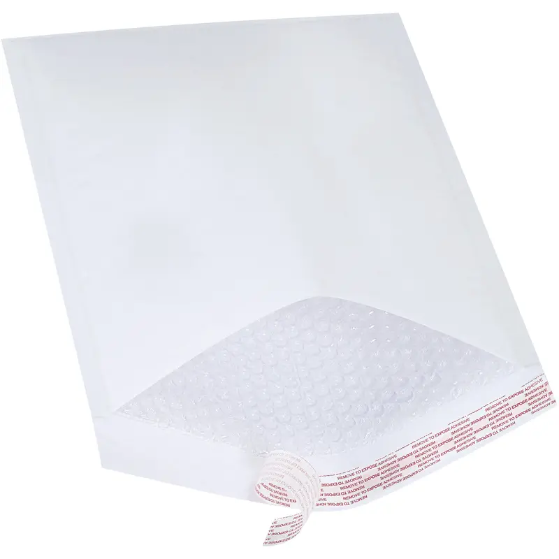 10 1/2 x 16" White #5 Self-Seal Bubble Mailers (B858WSS) Case Of 100