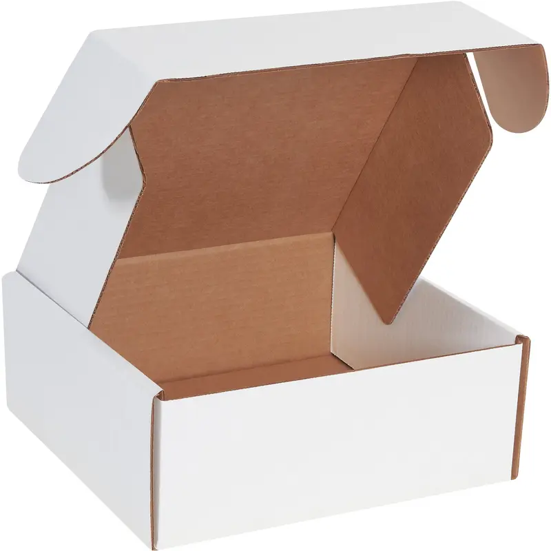 10 x 10 x 4" White Deluxe Literature Mailers (MFL10104) Bundle Of 50