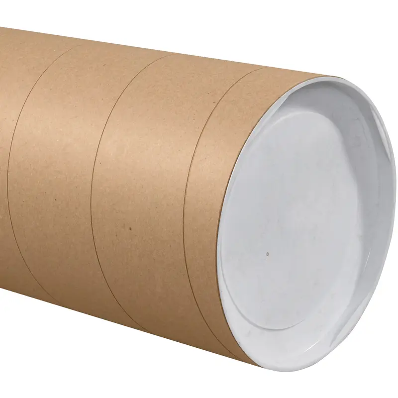 10 x 36" Kraft Jumbo Tubes (P1036KHD) Case Of 8