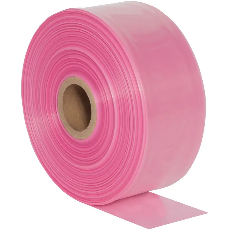 12" x 1075' - 4 Mil Anti-Static Poly Tubing (PTAS1204) Roll Of 1