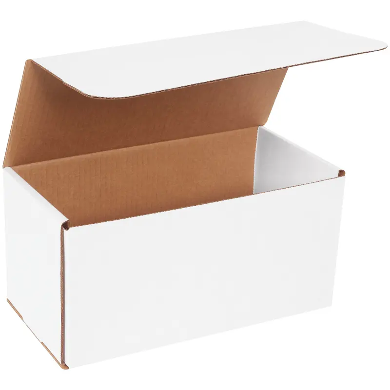 12 x 6 x 6" White Corrugated Mailers (M1266) Bundle Of 50