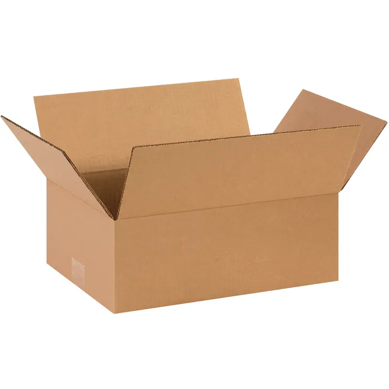 14 x 10 x 5" Flat Corrugated Boxes (14105) Bundle Of 25