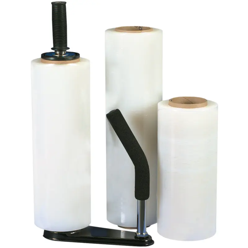 12" x  80 Gauge x 1500' Blown Hand Stretch Film (SF128) Case Of 4