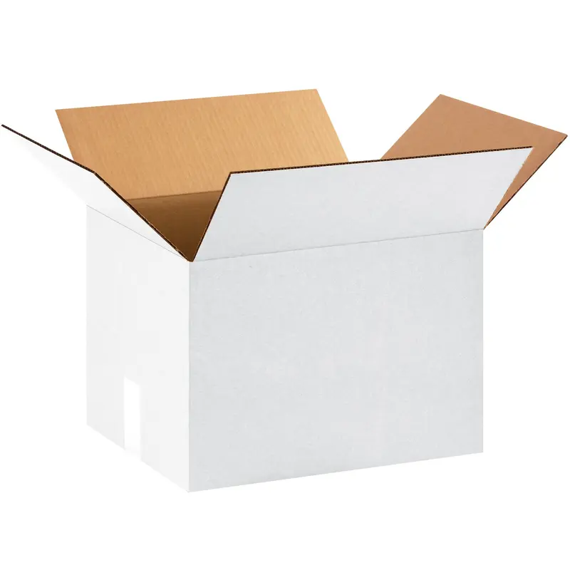 16 x 12 x 12" White Corrugated Boxes (161212W) Bundle Of 25