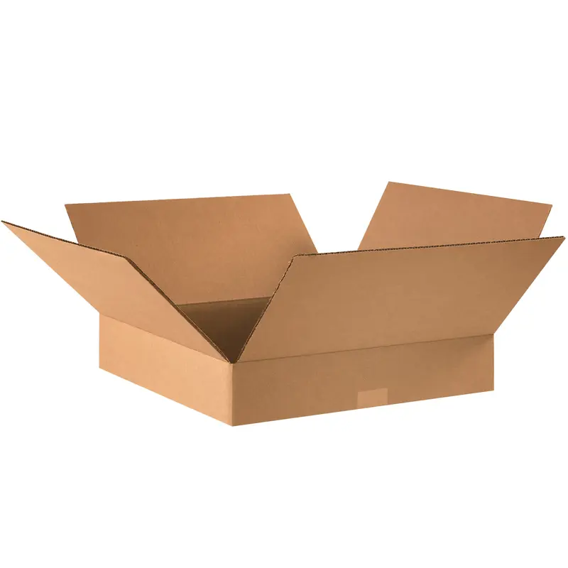 16 x 16 x 3" Flat Corrugated Boxes (16163) Bundle Of 25