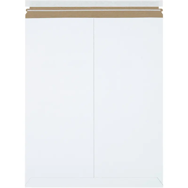 17 x 21" White Self-Seal Stayflats Plus Mailers (RM7PS) Case Of 100
