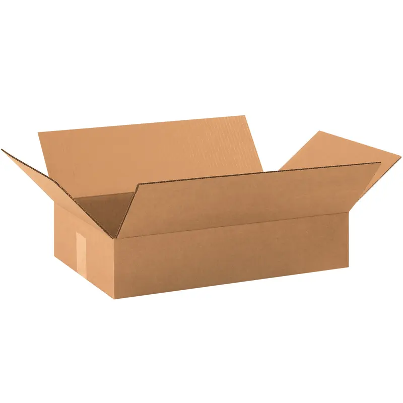 19 x 12 x 4" Flat Corrugated Boxes (19124) Bundle Of 25