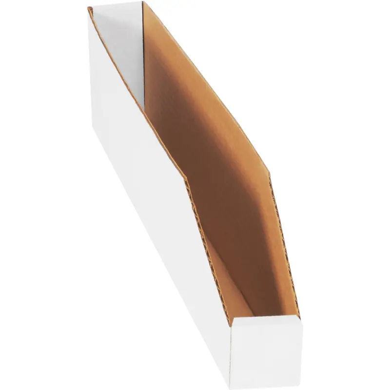 2 x 24 x 4 1/2" White Bin Boxes (BINMT224) Bundle Of 50