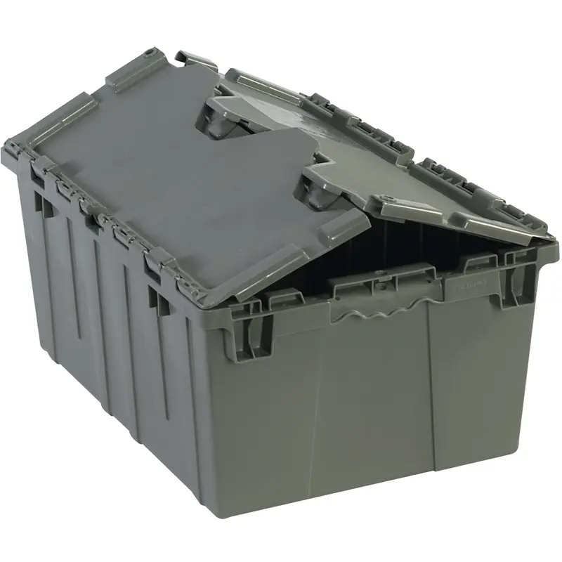 20 1/4 x 14 1/4 x 9 5/8" Gray Round Trip Tote (BINR110) Each