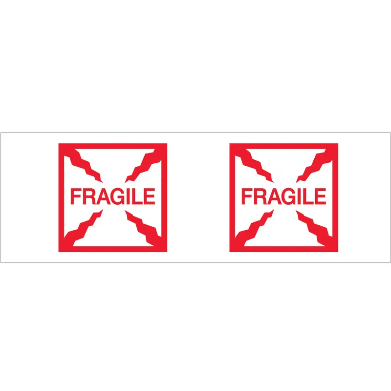 2" x 55 yds. - "Fragile (Box)" Tape Logic Messaged Carton Sealing Tape (T901P21) Case Of 36