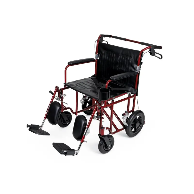 22"W Freedom Plus Lightweight Bariatric Transport Chair, 1 EA (MDS808200BAR) Each