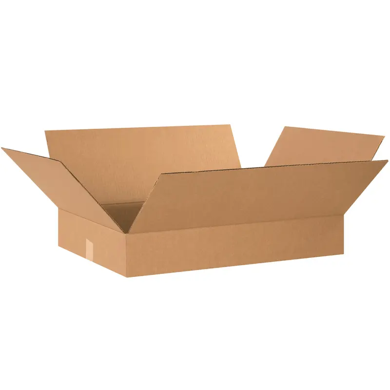 22 x 16 x 4" Flat Corrugated Boxes (22164) Bundle Of 25