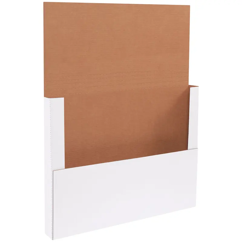24 x 18 x 2" White Easy-Fold Mailers (M24182BF) Bundle Of 50