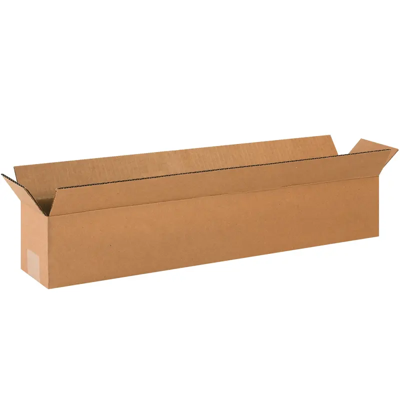 24 x 4 x 4" Long Corrugated Boxes (2444) Bundle Of 25