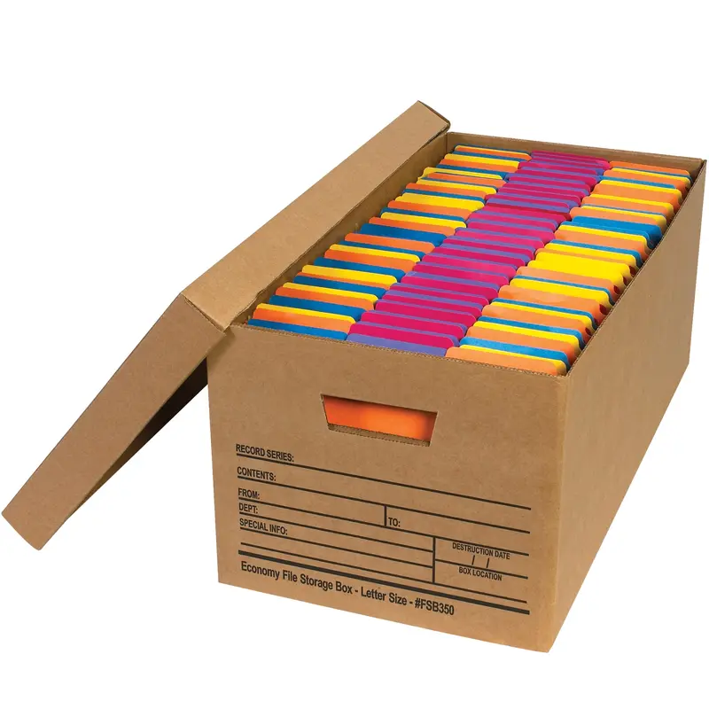 24 x 12 x 10" Economy File Storage Boxes (FSB350) Case Of 12