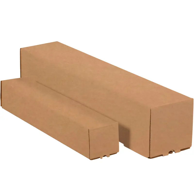 3 x 3 x 37" Kraft Square Mailing Tubes (M3337K) Bundle Of 25