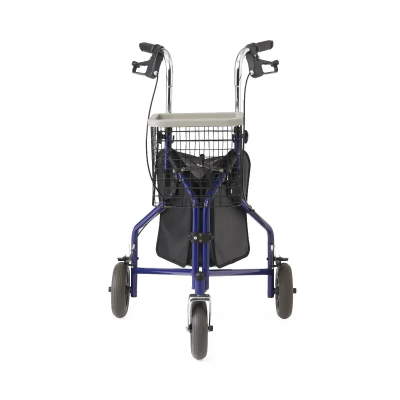 3-Wheeled Rollator, Blue, 1 EA (MDS86840TRIB) Each