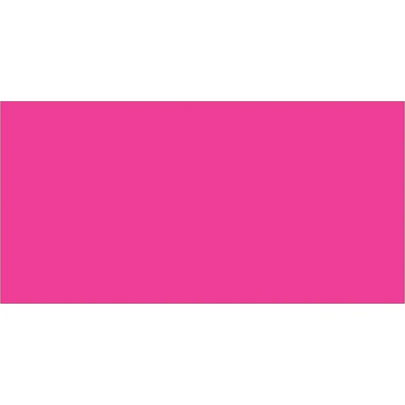 3 x 6" Fluorescent Pink Inventory Rectangle Labels (DL633K) Roll Of 250