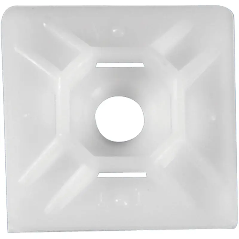3/4 x 3/4" Natural Cable Tie Mounts (CTM33N) Case Of 100