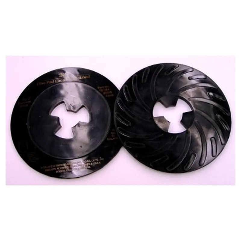 3M Disc Pad Face Plates, 7 in Dia, Hard, Black (405-051144-80515) Each