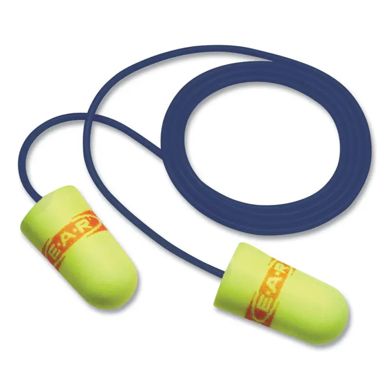 3M E-A-Rsoft Metal Detectable Soft Foam Earplugs, 32 dB NRR, Yellow, 200/Box (MMM3114109) Box of 200