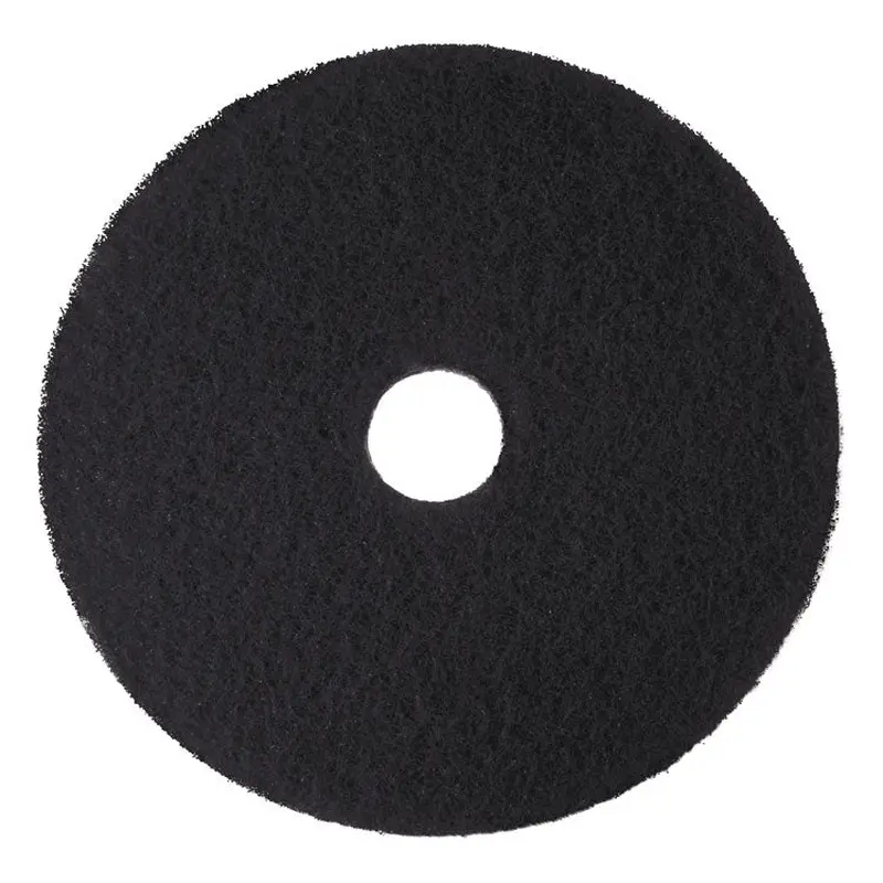 3M Low-Speed High Productivity Floor Pads 7300, 18" Diameter, Black, 5/Carton (MMM08276) Case of 5