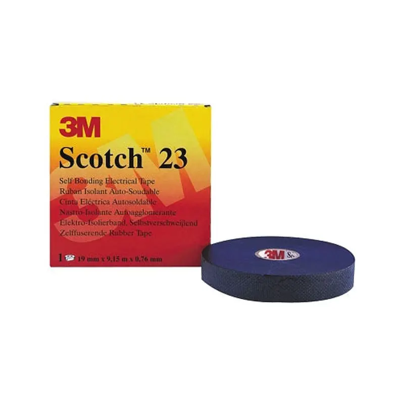 3M Scotch Rubber Splicing Tapes 23, 20 ft x 3/4 in, Black (500-150251) 1 Roll