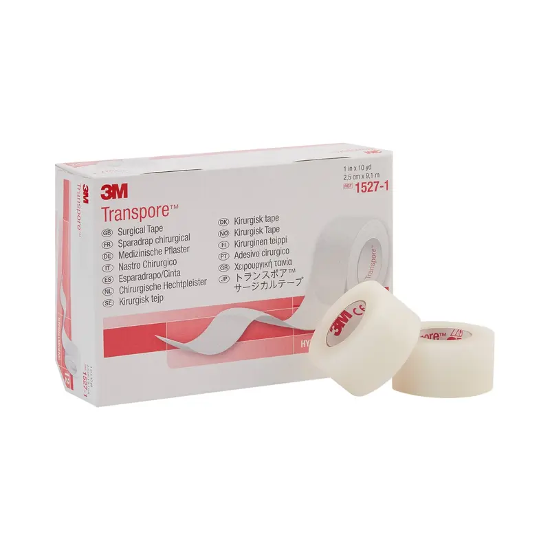 3M Transpore Medical Tape Transparent 1 Inch X 10 Yard Plastic NonSterile (5762_RL) 1/RL