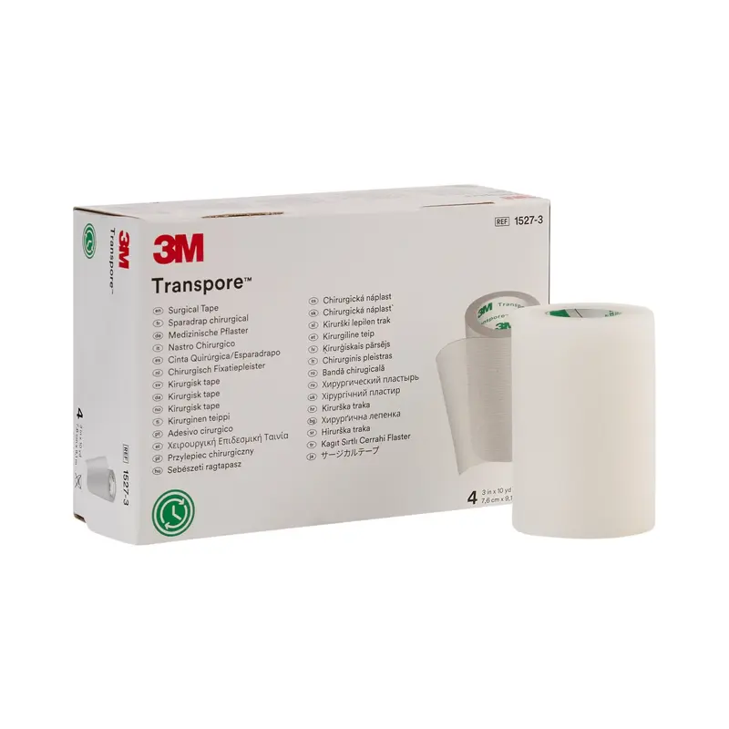 3M Transpore Medical Tape Transparent 3 Inch X 10 Yard Plastic NonSterile (5765_CS) 40/CS