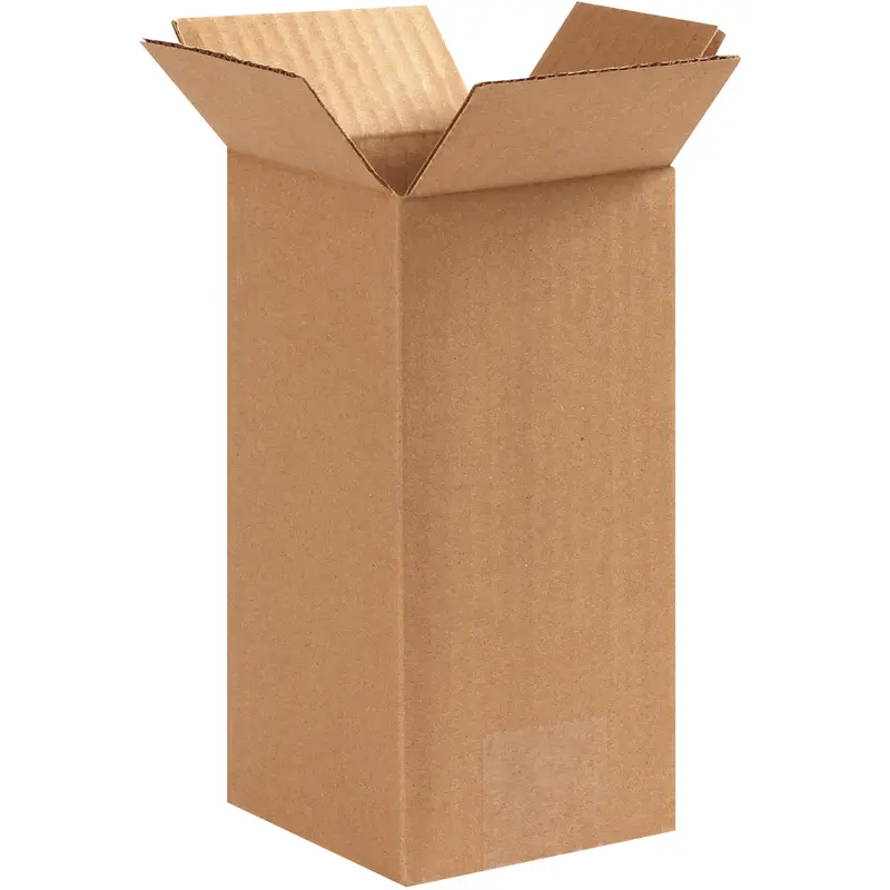 4 x 4 x 8" Tall Corrugated Boxes (448) Bundle Of 25